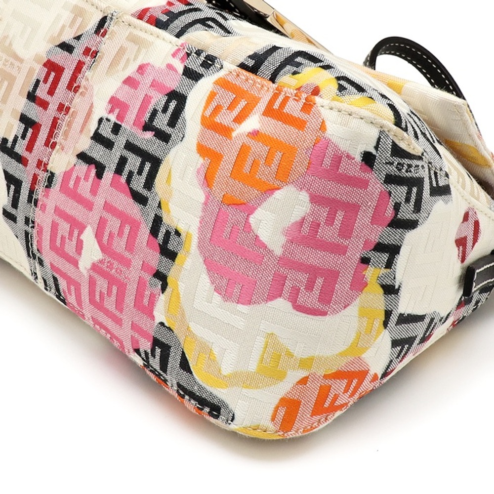 FENDI RARE vintage multicolor zucchino vitello floral mini - Picture 6 of 10